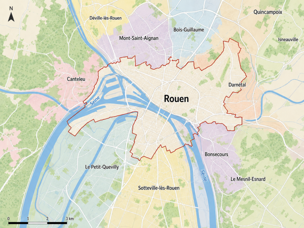 Rouen et périphérie