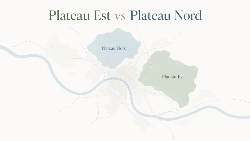 Plateau Est versus Plateau Nord Rouen